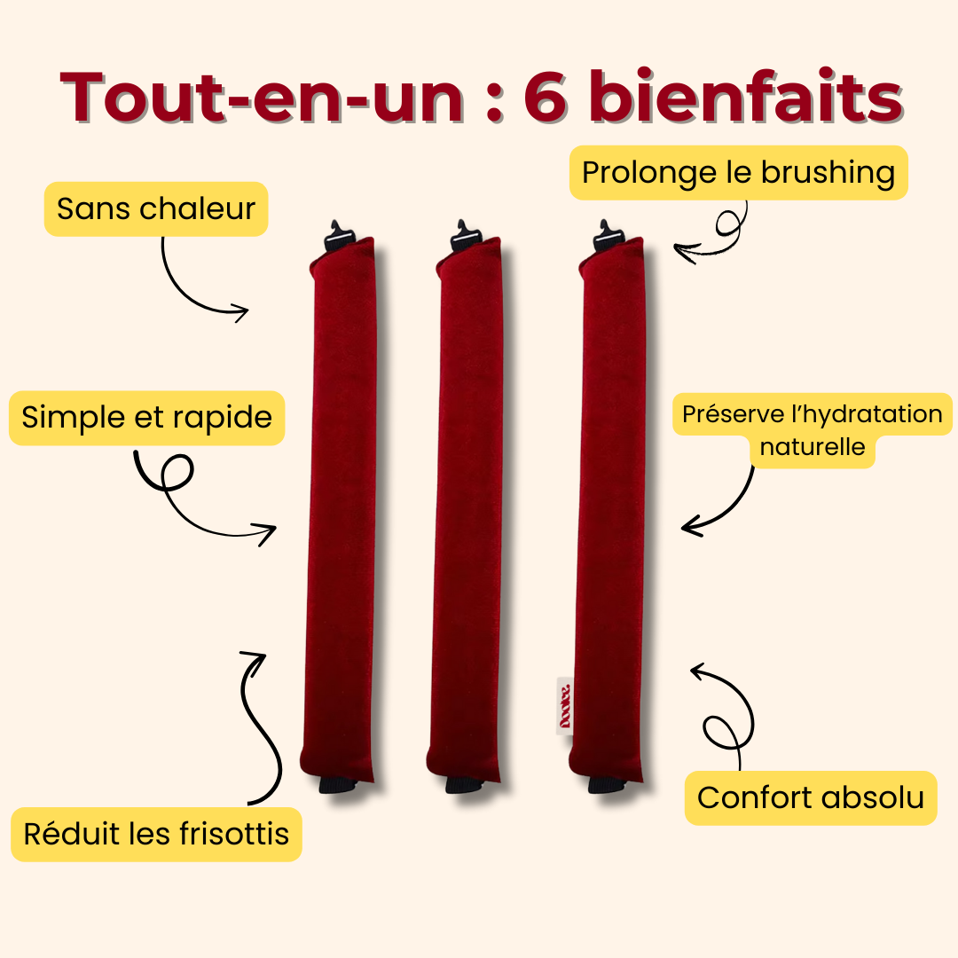 Doolce | Bigoudis velours sans chaleur