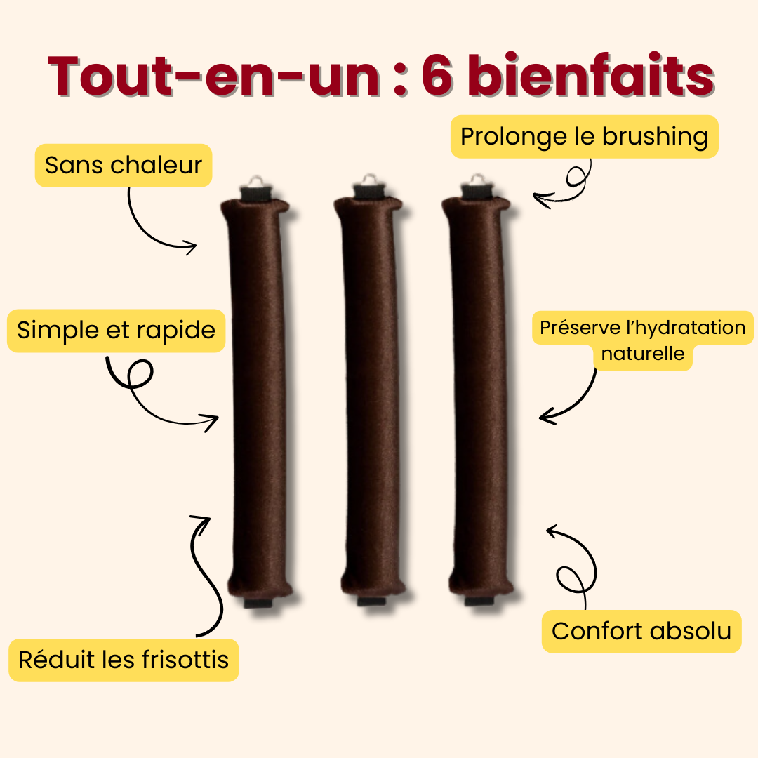 Doolce | Bigoudis velours sans chaleur
