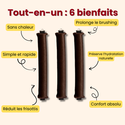 Doolce | Bigoudis velours sans chaleur